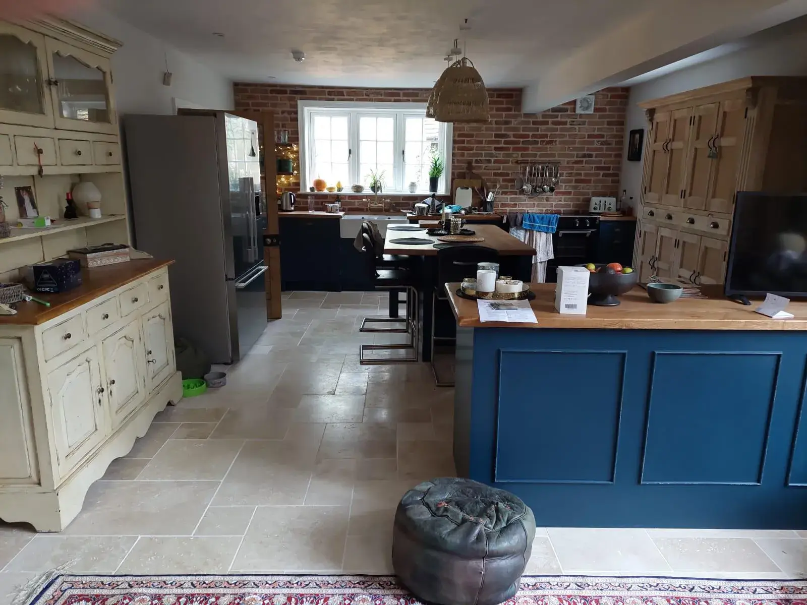 A kitchen filled with lots of counter top space.